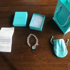 Tiffany Sterling and Blue  Bracelet - Brand New!